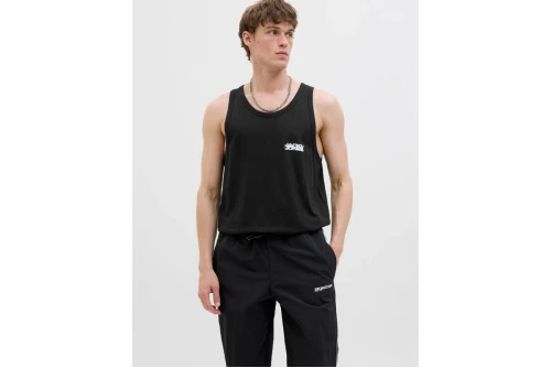 Jack And Jones Jcosago Small Logo Μπλούζα Αμάνικη Ανδρική (12276727 BLACK)