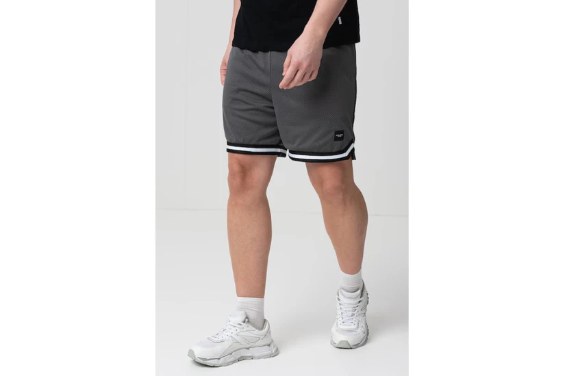 Jack And Jones Ανδρική Αθλητική Βερμούδα Γκρι Σκούρο