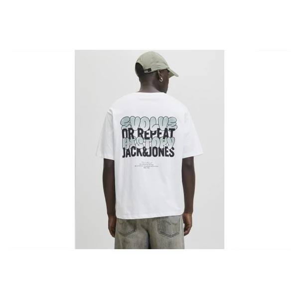Jack And Jones Jjwobly T-Shirt Ανδρικό (12278541 WHITE)