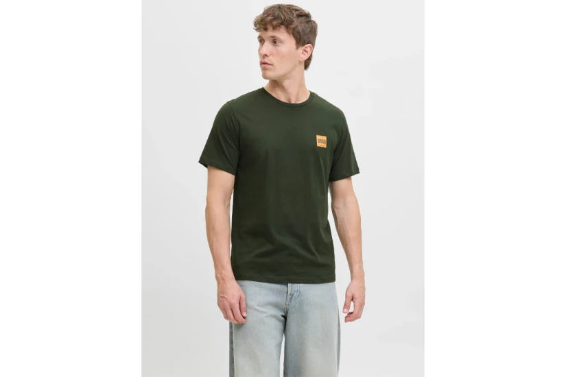 Jack And Jones Ανδρικό Κοντομάνικο T-Shirt Κυπαρισσί