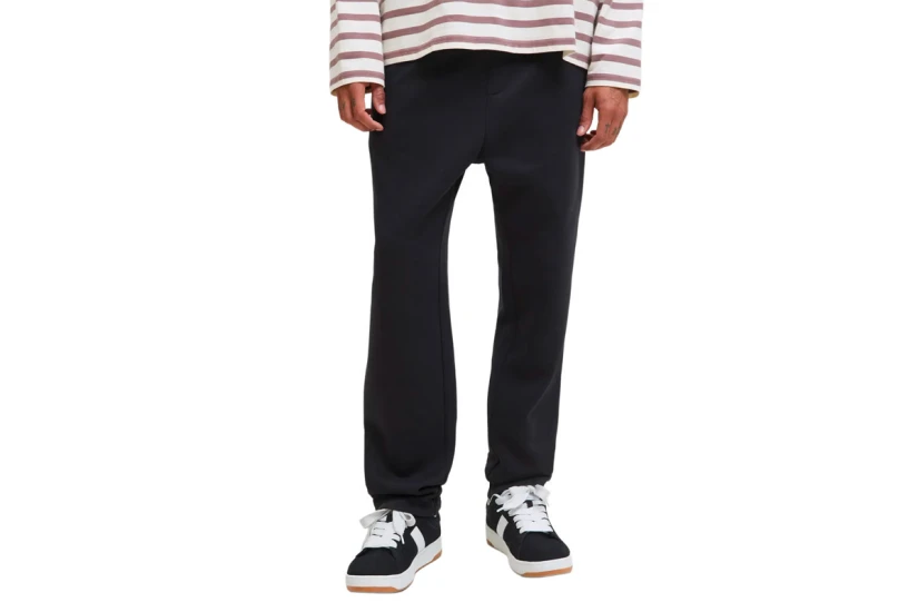 Jack And Jones Ανδρικό Παντελόνι Φόρμας Μαύρο