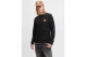 Jack And Jones Ανδρική Μακρυμάνικη Μπλούζα με Λαιμόκοψη Μαύρη
