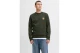 Jack And Jones Ανδρική Μακρυμάνικη Μπλούζα με Λαιμόκοψη Κυπαρισσί