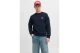 Jack And Jones Ανδρική Μακρυμάνικη Μπλούζα με Λαιμόκοψη Μπλε Σκούρο
