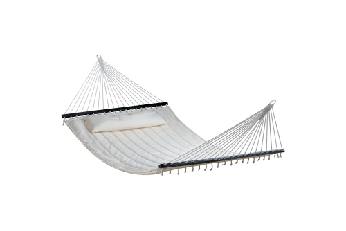 Escape Camping Αιώρα Με Ξύλο Διπλή Μπεζ (12325)