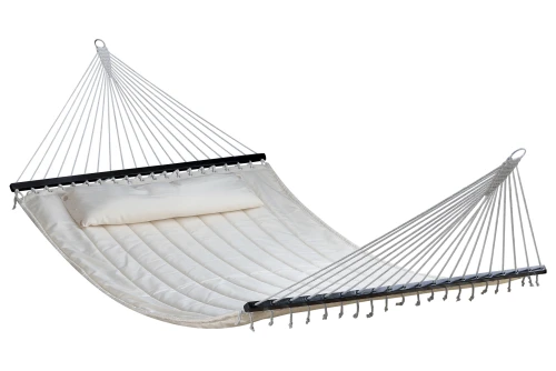 Escape Camping Αιώρα Με Ξύλο Διπλή Μπεζ (12325)