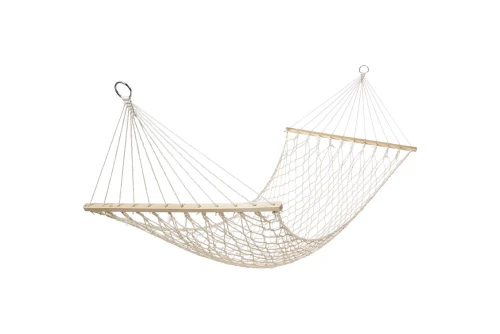 Escape Camping Αιώρα Δικτυωτή Βαμβακερή Μονή Με Ξύλο 200X80Cm (12333)