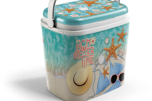 Escape Camping Ισοθερμικό Ψυγείο 27L Με Τύπωμα Παραλίας (12426)