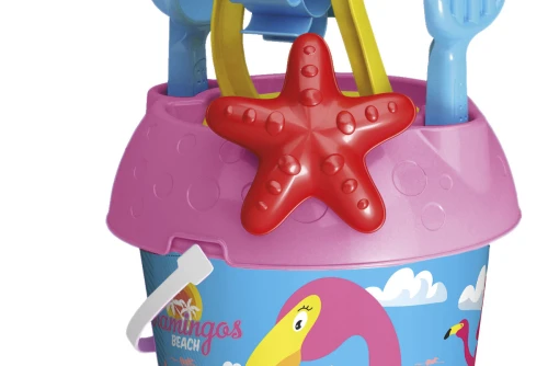 Escape Camping Σετ Κουβαδάκι Παραλίας Flamingos Με Νερόμυλο (12511)