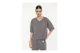 Body Talk Γυναικείο Κοντομάνικο Cropped T-Shirt Γκρι