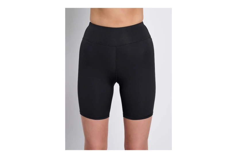 Body Talk High-Waisted Cycling Γυναικείο Κοντό Κολάν Μαύρο