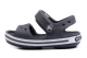 Crocs Crocband Βρεφικά-Παιδικά Σανδάλια Ανθρακί, Λευκά