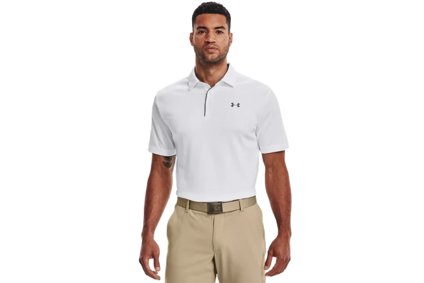 Under Armour Tech Ανδρικό Κοντομάνικο Polo T-Shirt Λευκό