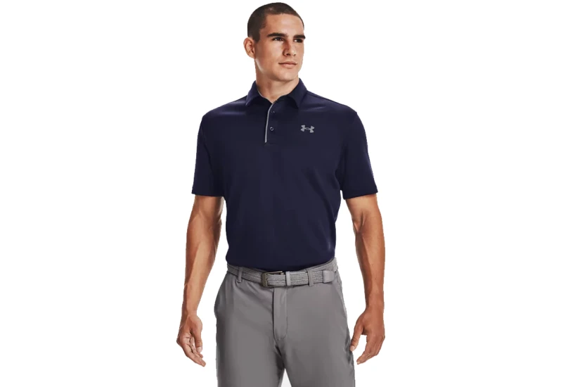 Under Armour Tech Ανδρικό Κοντομάνικο Polo T-Shirt Μπλε Σκούρο