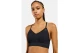 Odlo Seamless Low Padded Γυναικείο Μπουστάκι Μαύρο