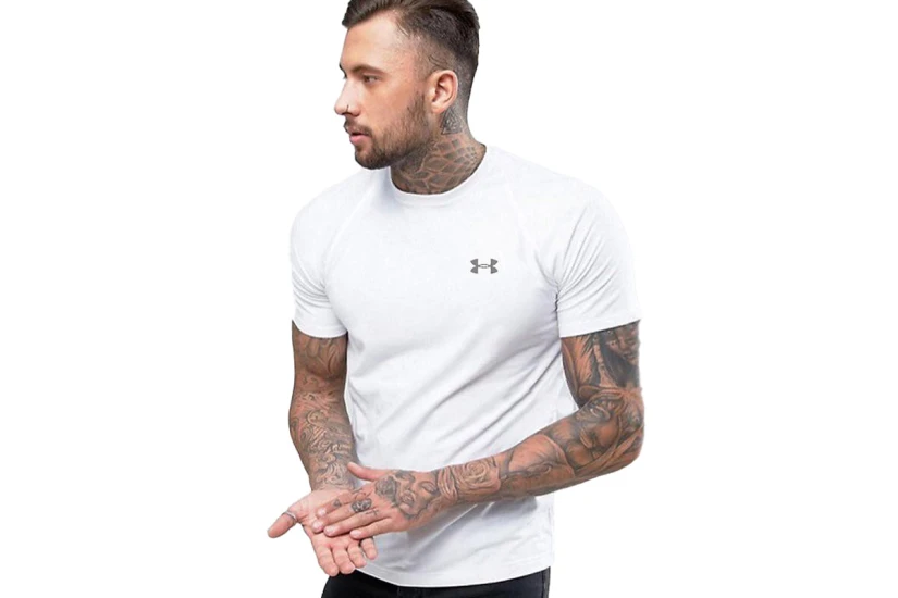 Under Armour Tech 2.0 Ανδρικό Κοντομάνικο T-Shirt Λευκό