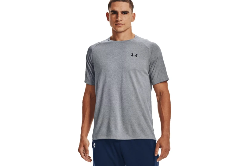Under Armour Tech 2.0 Ανδρικό Κοντομάνικο T-Shirt Γκρι