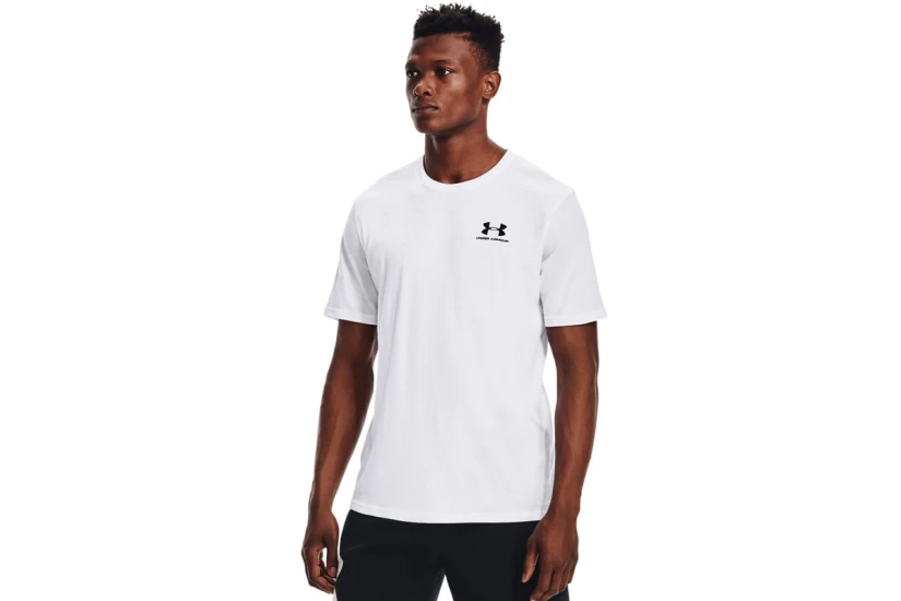 Under Armour Left Chest Logo Ανδρικό Κοντομάνικο T-Shirt Λευκό