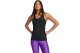 Under Armour HeatGear Armour Racer Γυναικείο Αμάνικο T-Shirt Μαύρο