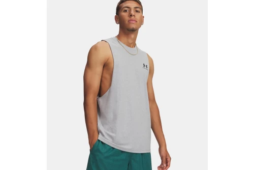 Under Armour Left Chest Cut - Off Μπλούζα Αμάνικη Ανδρική (1329286 035)