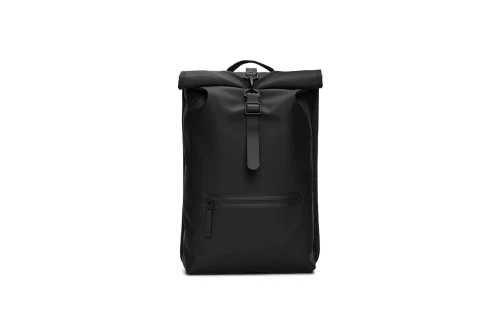 Rains Rolltop Rucksack Τσάντα Πλάτης Casual 17L (13320 BLACK)