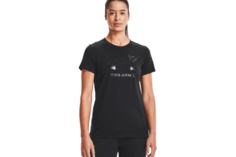 Under Armour Sportstyle Logo Γυναικείο Κοντομάνικο T-Shirt Μαύρο