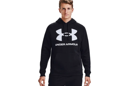 Under Armour Rival Fleece Big Logo Hoodie Ανδρικό (1357093 001)