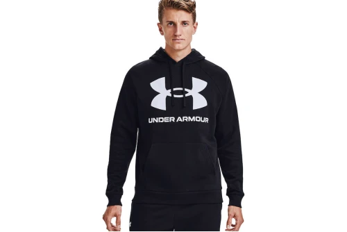 Under Armour Rival Fleece Big Logo Hoodie Ανδρικό (1357093 001)