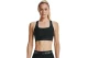 Under Armour Crossback Medium Γυναικείο Μπουστάκι Μαύρο