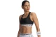 Under Armour Crossback Medium Γυναικείο Μπουστάκι Μαύρο, Λευκό