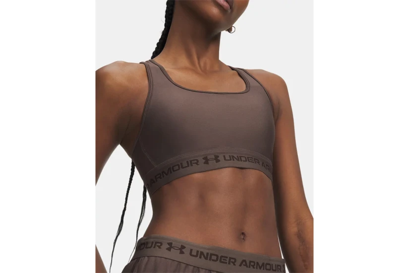 Under Armour Crossback Medium Γυναικείο Μπουστάκι Καφέ