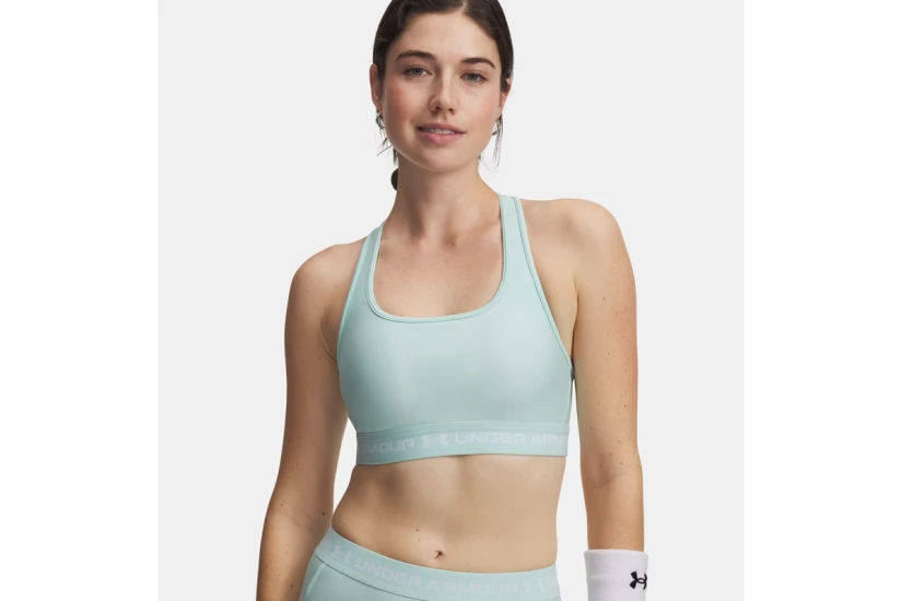 Under Armour Crossback Medium Γυναικείο Μπουστάκι Τυρκουάζ