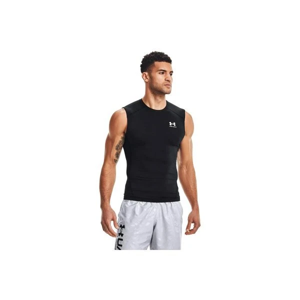 Under Armour Heatgear Compression Μπλούζα Αμάνικη Ανδρική (1361522 001)
