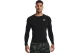 Under Armour HeatGear Ανδρική Μακρυμάνικη Ισοθερμική Μπλούζα Μαύρη
