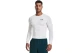 Under Armour HeatGear Ανδρική Μακρυμάνικη Ισοθερμική Μπλούζα Λευκή