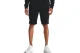 Under Armour Rival Terry Ανδρική Αθλητική Βερμούδα Μαύρη