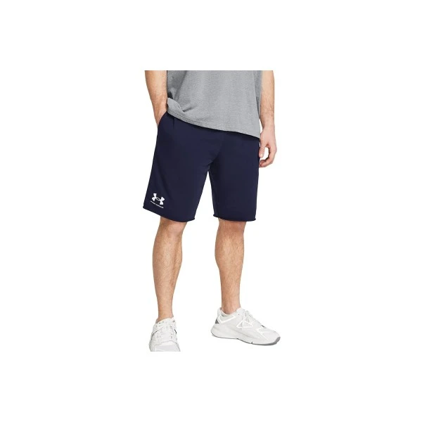 Under Armour Rival Terry Βερμούδα Αθλητική Ανδρική (1361631 410)