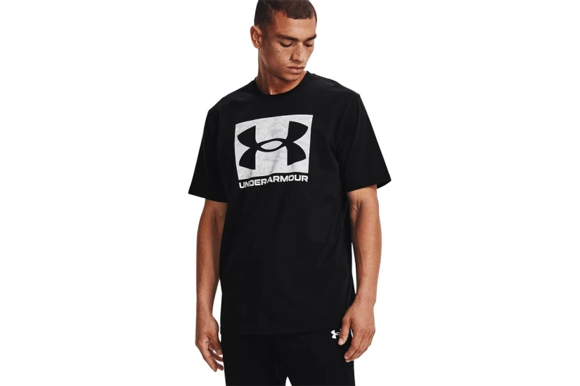 Under Armour ABC Camo Boxed Logo Ανδρικό Κοντομάνικο T-Shirt Μαύρο
