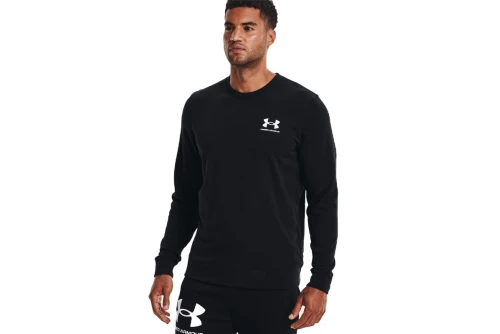 Under Armour Rival Terry Lc Crew Μπλούζα Με Λαιμόκοψη Ανδρική (1370404 001)