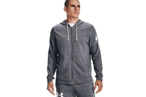 Under Armour Rival Terry Lc Fz Ζακέτα Βαμβακερή Ανδρική (1370409 012)