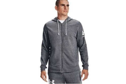Under Armour Rival Terry Lc Fz Ζακέτα Βαμβακερή Ανδρική (1370409 012)