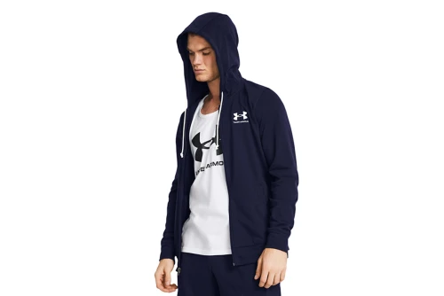Under Armour Rival Terry Lc Fz Ζακέτα Βαμβακερή Ανδρική (1370409 410)