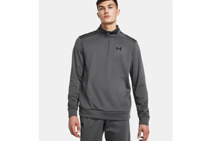Under Armour Fleece 1/4 Zip Ανδρική Μακρυμάνικη Μπλούζα με Φερμουάρ