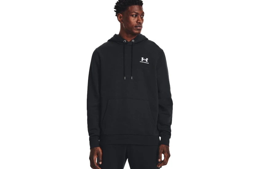Under Armour Icon Fleece Ανδρικό Φούτερ με Κουκούλα Μαύρο