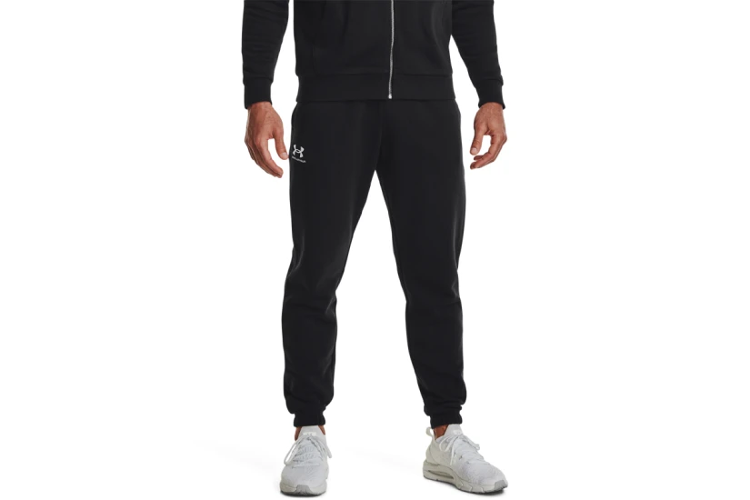 Under Armour Icon Fleece Ανδρικό Παντελόνι Φόρμας Μαύρο