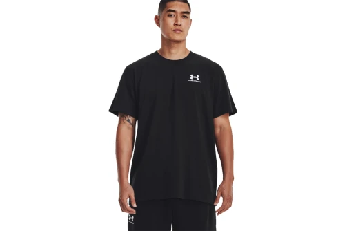 Under Armour Logo Embroidered Heavyweight T-Shirt Ανδρικό (1373997 001)