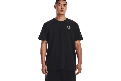 Under Armour Logo Embroidered Heavyweight T-Shirt Ανδρικό (1373997 001)