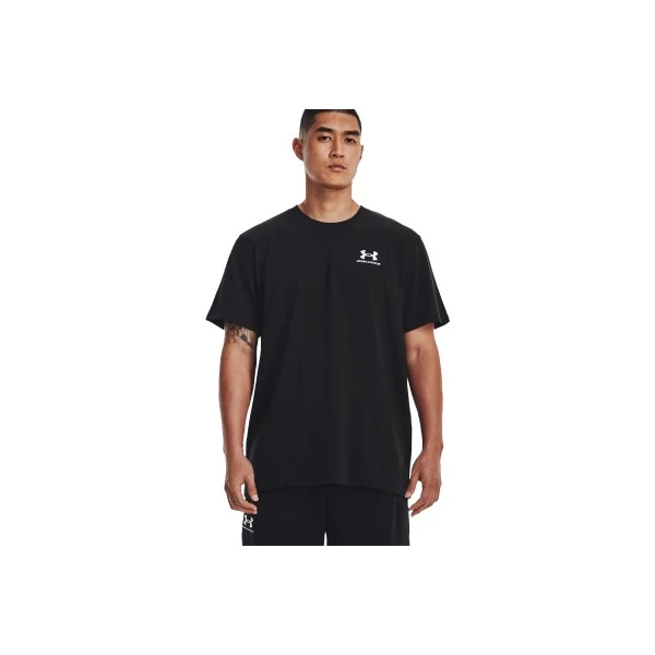 Under Armour Logo Embroidered Heavyweight T-Shirt Ανδρικό (1373997 001)