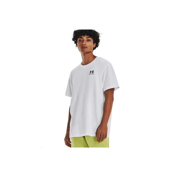 Under Armour Logo Embroidered T-Shirt Ανδρικό (1373997 100)