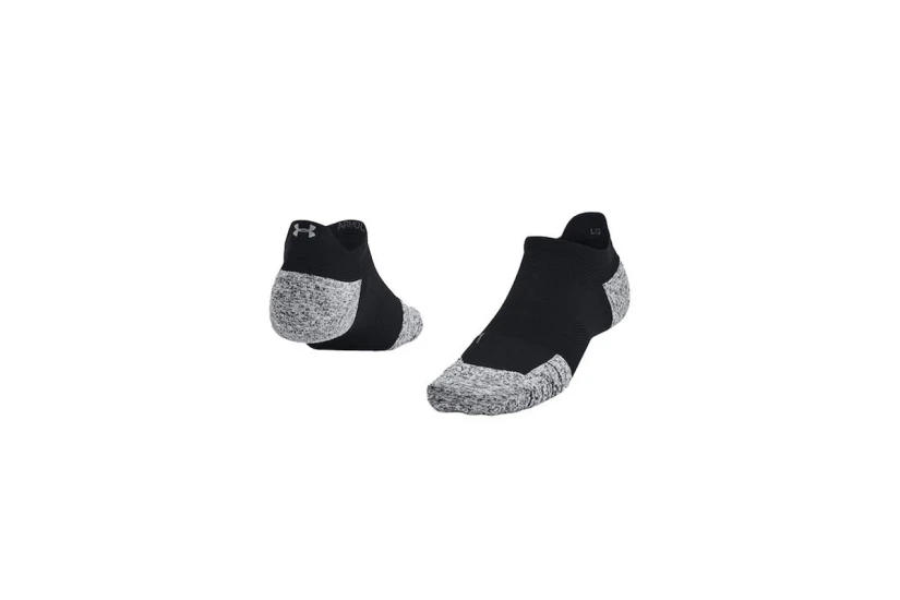 Under Armour ArmourDry Run Κάλτσες Μέχρι τον Αστράγαλο Μαύρες, Γκρι